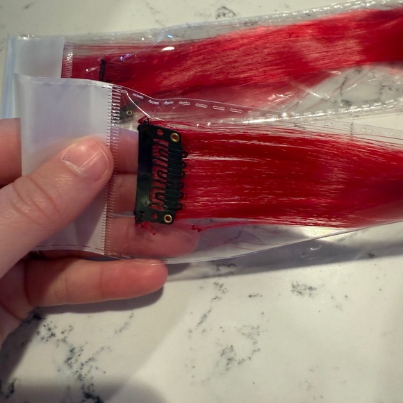 Red Hair Extensions - Picture 2 of 3